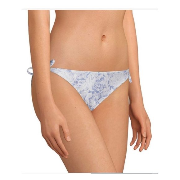 String Bikini Bottoms - Blue - by Chelsea & Violet - Picture 3 of 3